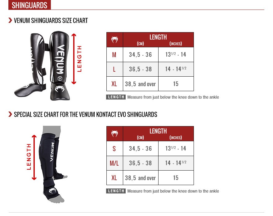Venum Challenger Standup shinguards Free Shipping in Canada and USA
